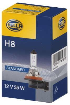 8GH 008 356-121 žárovka H8 12V 35W (patice PGJ 19-1) HELLA 8GH 008 356-121 HELLA