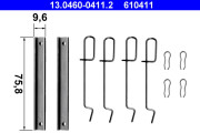 13.0460-0411.2 Sada prislusenstvi, oblozeni kotoucove brzdy ATE