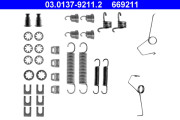 03.0137-9211.2 Sada příslušenství, brzdové čelisti ATE