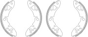 Q0015 Sada brzdových čelistí Shoe Kit PAGID
