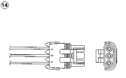 91204 Lambda sonda NGK