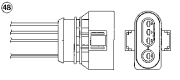 96117 Lambda sonda NGK