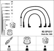 1689 Sada kabelů pro zapalování NGK