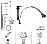 9617 Sada kabelů pro zapalování NGK