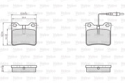 872279 Brzdové destičky OPTIPACK for LCV VALEO