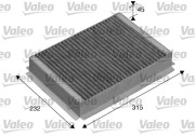 715505 Filtr, vzduch v interiéru VALEO PROTECT VALEO