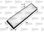 716021 Filtr, vzduch v interiéru CLIMFILTER COMFORT VALEO