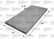 716029 Filtr, vzduch v interiéru CLIMFILTER PROTECT VALEO