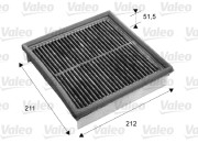 716053 Filtr, vzduch v interiéru CLIMFILTER PROTECT VALEO