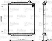 733519 chladici mrizka NEW PART VALEO