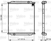 733520 chladici mrizka NEW PART VALEO