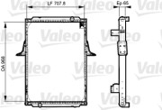 733532 Chladič, chlazení motoru NEW PART VALEO