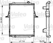 733533 Chladič, chlazení motoru NEW PART VALEO