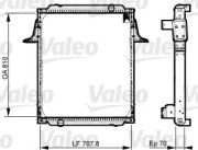 733537 Chladič, chlazení motoru NEW PART VALEO