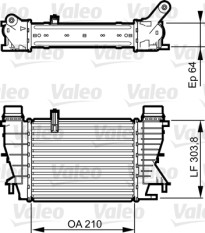 818251 Chladič turba VALEO