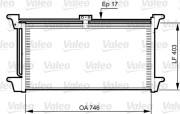 818992 Kondenzátor, klimatizace NEW PART VALEO