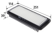 585210 Vzduchový filtr VALEO