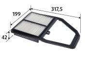 585225 Vzduchový filtr VALEO