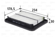 585227 Vzduchový filtr VALEO
