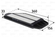 585436 Vzduchový filtr VALEO
