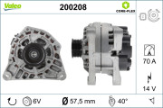 200208 generátor VALEO CORE-FLEX VALEO