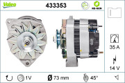 433353 generátor VALEO RE-GEN REMANUFACTURED VALEO