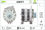 436371 generátor VALEO RE-GEN REMANUFACTURED VALEO