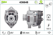 436648 generátor VALEO RE-GEN REMANUFACTURED VALEO