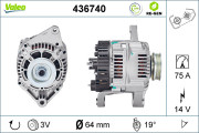 436740 generátor VALEO RE-GEN REMANUFACTURED VALEO