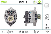 437112 generátor VALEO RE-GEN REMANUFACTURED VALEO