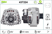 437224 generátor VALEO RE-GEN REMANUFACTURED VALEO