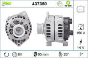 437350 generátor VALEO RE-GEN REMANUFACTURED VALEO