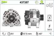 437357 generátor VALEO RE-GEN REMANUFACTURED VALEO