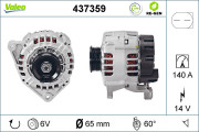 437359 generátor VALEO RE-GEN REMANUFACTURED VALEO