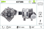 437366 generátor VALEO RE-GEN REMANUFACTURED VALEO