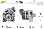 437367 generátor VALEO RE-GEN REMANUFACTURED VALEO