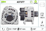 437377 generátor VALEO RE-GEN REMANUFACTURED VALEO