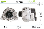 437387 generátor VALEO RE-GEN REMANUFACTURED VALEO