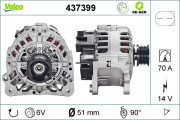 437399 generátor VALEO RE-GEN REMANUFACTURED VALEO