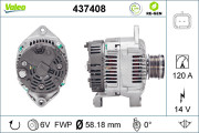 437408 generátor VALEO RE-GEN REMANUFACTURED VALEO