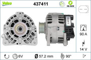 437411 generátor VALEO RE-GEN REMANUFACTURED VALEO