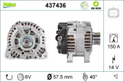 437436 generátor VALEO RE-GEN REMANUFACTURED VALEO