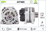 437465 generátor VALEO RE-GEN REMANUFACTURED VALEO