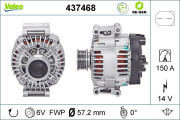 437468 generátor VALEO RE-GEN REMANUFACTURED VALEO