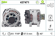 437471 generátor VALEO RE-GEN REMANUFACTURED VALEO