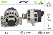 437503 generátor VALEO RE-GEN REMANUFACTURED VALEO