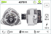 437511 generátor VALEO RE-GEN REMANUFACTURED VALEO