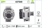 437540 generátor VALEO RE-GEN REMANUFACTURED VALEO