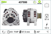 437550 generátor VALEO RE-GEN REMANUFACTURED VALEO