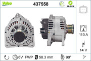 437558 generátor VALEO RE-GEN REMANUFACTURED VALEO